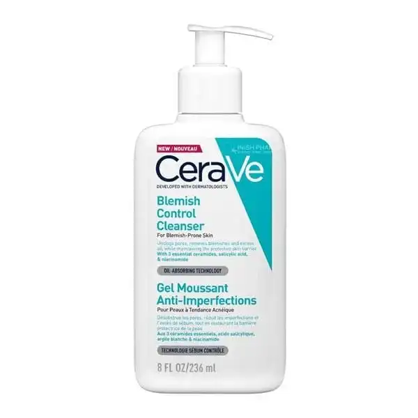cerave-blemish-control-face-cleanser-with-2-salicylic-acid-niacinamide-for-blemish-prone-skin-236ml-1 Blemish Control Cleanser 236ml - Image 1